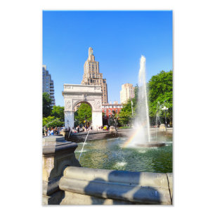 Cartaz do Washington Square Park Foto da Cidade de