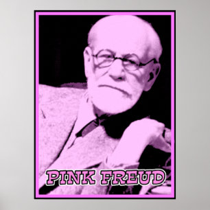 Cartaz Engraçado de Pink Freud Impressão