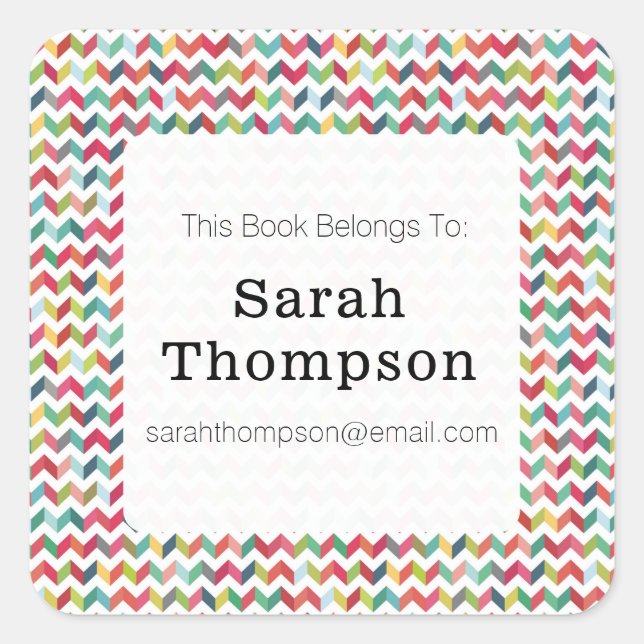 Cartaz Este Livro Pertence A Adesivos (Frente)