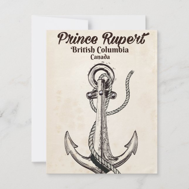 Cartaz náutico de Prince Rupert, Colúmbia Britânic (Frente)