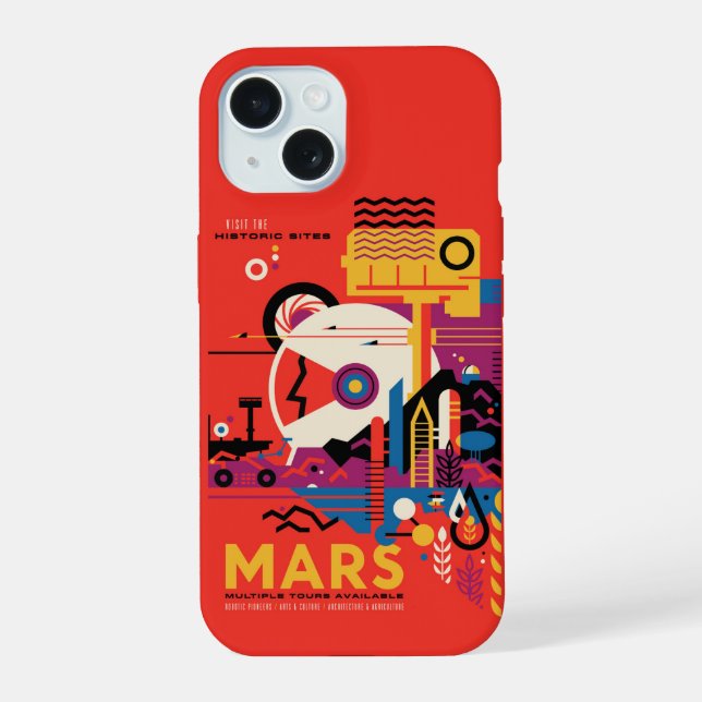 Cartaz Retro Espacial - Programa de Exploração de  (Verso)