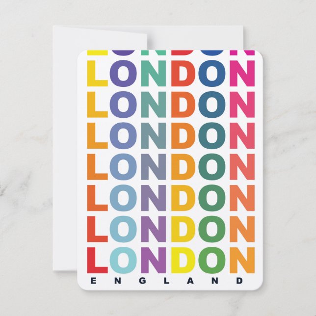 Cartaz retrô Londres Inglaterra (Frente)