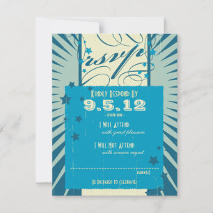 Cartaz Rústico: Resposta para Casamento na Praia A