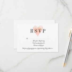 Cartazes de resposta de casamento RSVP