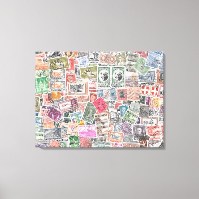 Cartazes de todo o mundo, Arte Canvas única (Frente)