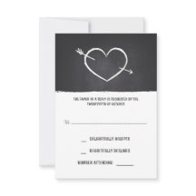 Cartazes RSVP de casamento do coração de amor boni