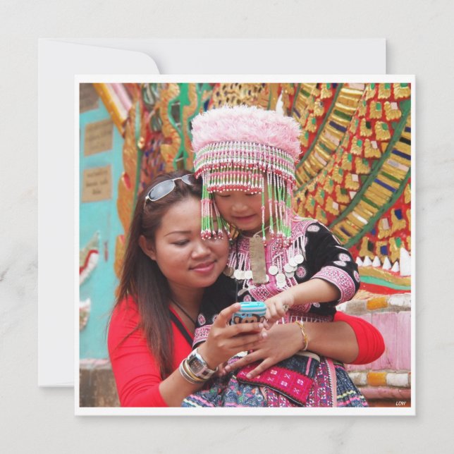 Carte Fête des Mères Thaïlande (Frente)