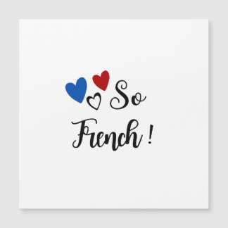 Carte magnétique So French