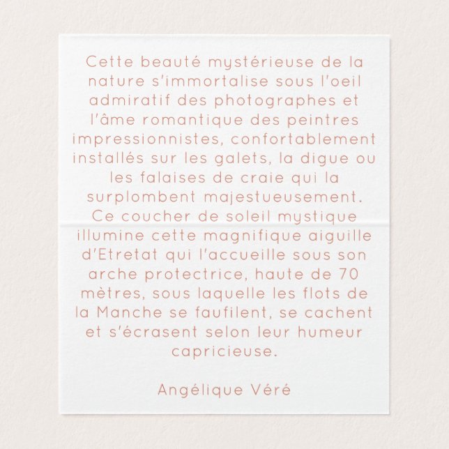 Carte simple (Interior Desdobrado)