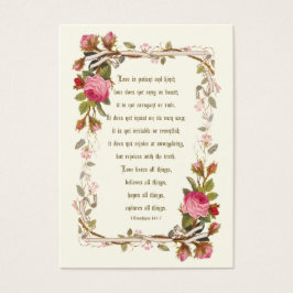 Carteira Católica de Oração de Casamento de Rosas