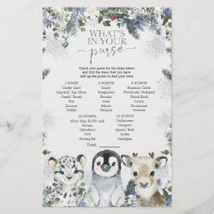 Carteira de Chá do Ártico de inverno na Holanda do