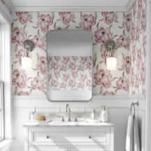 Carteira Floral Rosa Moderna