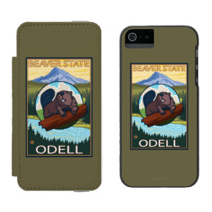 Carteira Incipio Watson™ Para iPhone 5 Castor & capa do Mt. - Odell, Oregon