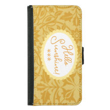 Olá Ouro Sunshine Capa de telefone Amarelo da Cart