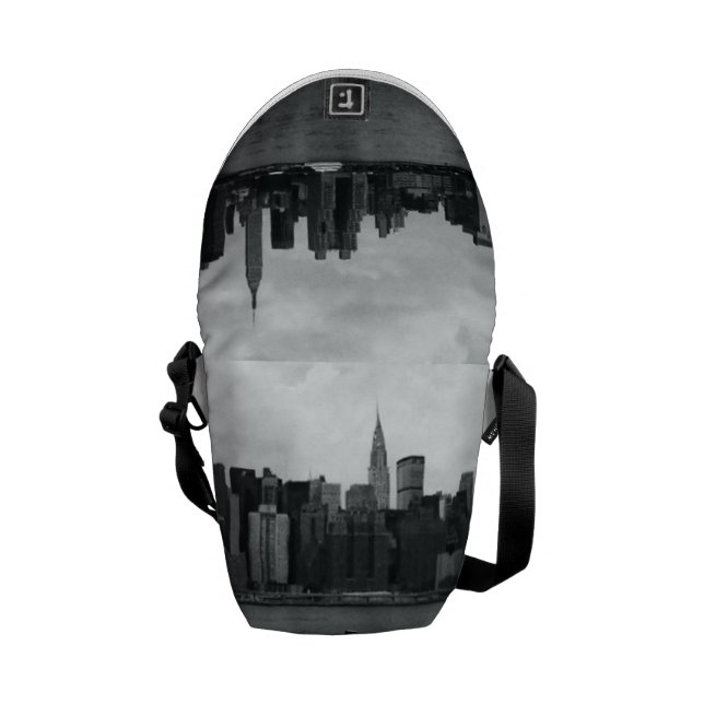 Carteiro A bolsa mensageiro - skyline de New York (Traseira Aberta)