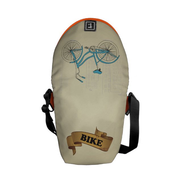 Carteiro bolsa mensageiro bike (Traseira Aberta)