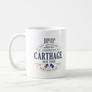 Carthage, New York, 150th caneca de café do
