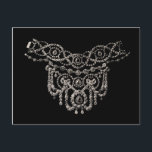 Cartierr Jewelry Necklace ~ Cartão postal<br><div class="desc">Fácil de personalizar! Para alterar design, estilo ou forma, clique em "PERSONALIZAR TI", depois que terminar o design, selecione quantidade e clique em "ADICIONAR AO CARTÃO" para comprar. Quanto mais você mais você economiza dinheiro, mesmo quando você se mistura com diferentes designs. A SATISFAÇÃO É GARANTIDA OU O SEU DINHEIRO...</div>