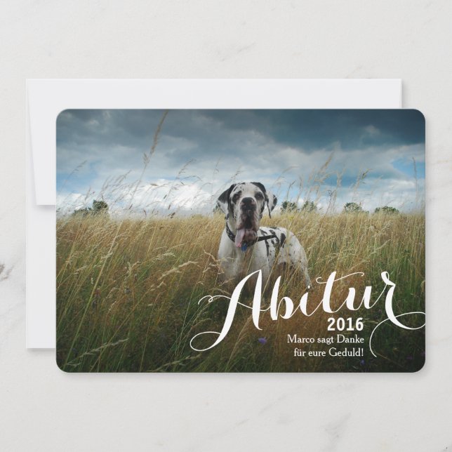 Cartões Abitur (Frente)