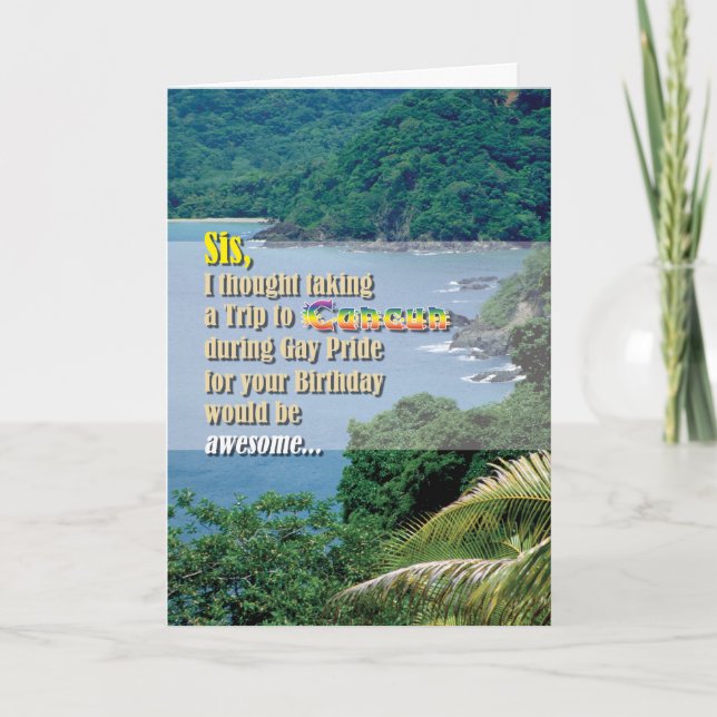 Cartões alegres - CanCun (Frente)