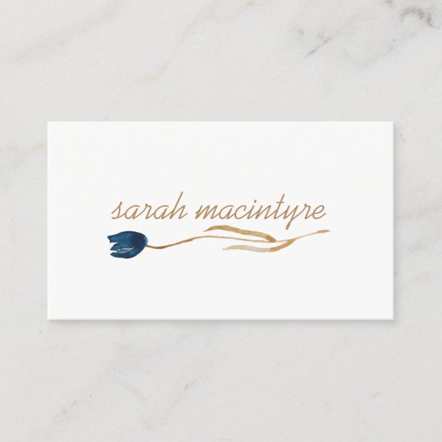 Cartões bonito dos trabalhos em rede da tulipa (Frente)