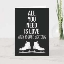 Cartões Bonitos de Patinação Artística Patinador E