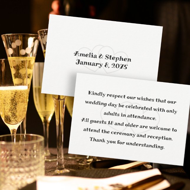 Cartões brancos com mensagem de casamento (Criador carregado)