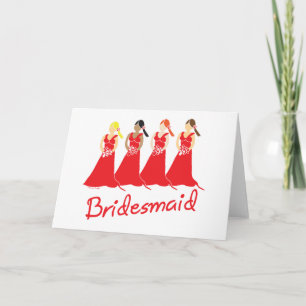 Cartões Bridesmaids