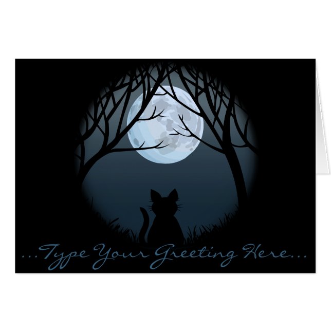 Cartões Cat Personalizados Cartões Cat Lover Perso (Frente Horizontal)