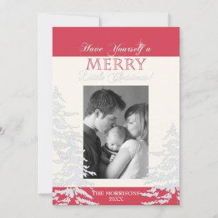 Cartões com fotos de Árvores de Natal Brancas do E