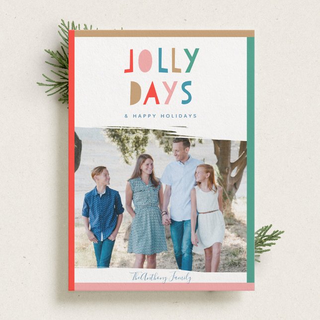 Cartões com fotos de Férias Jolly Days (Criador carregado)