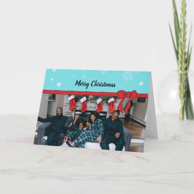 Cartões com fotos de Férias Únicas de Arte de Nata (Frente)