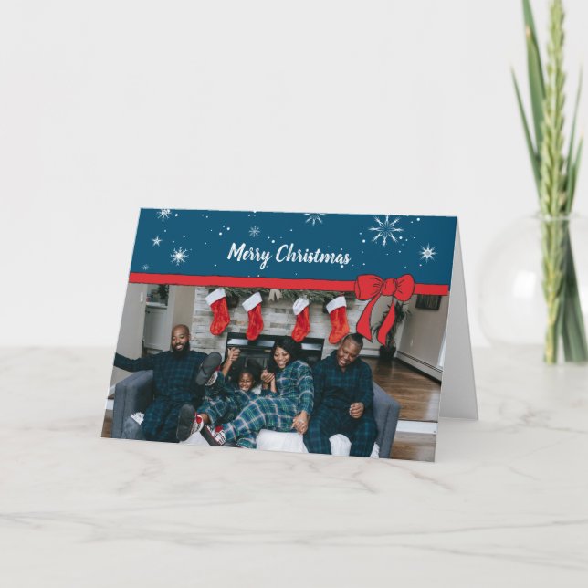 Cartões com fotos de Férias Únicas de Arte de Nata (Frente)