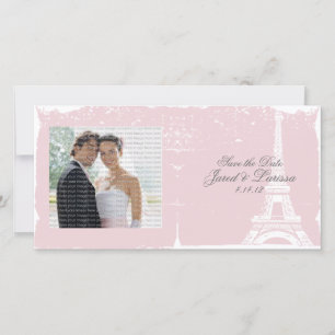 Cartões com fotos de lançamento de casamento em to