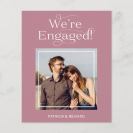 Cartões com fotos de lançamento do Noivado de orça