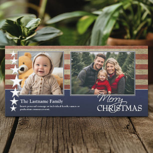 Cartões com fotos de Natal Feliz - Militares Patr