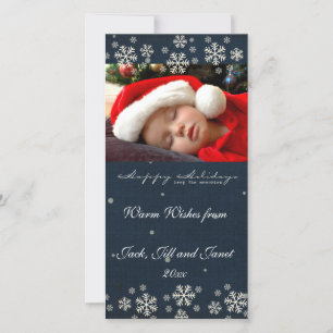Cartões com fotos de Natal Warm Wish