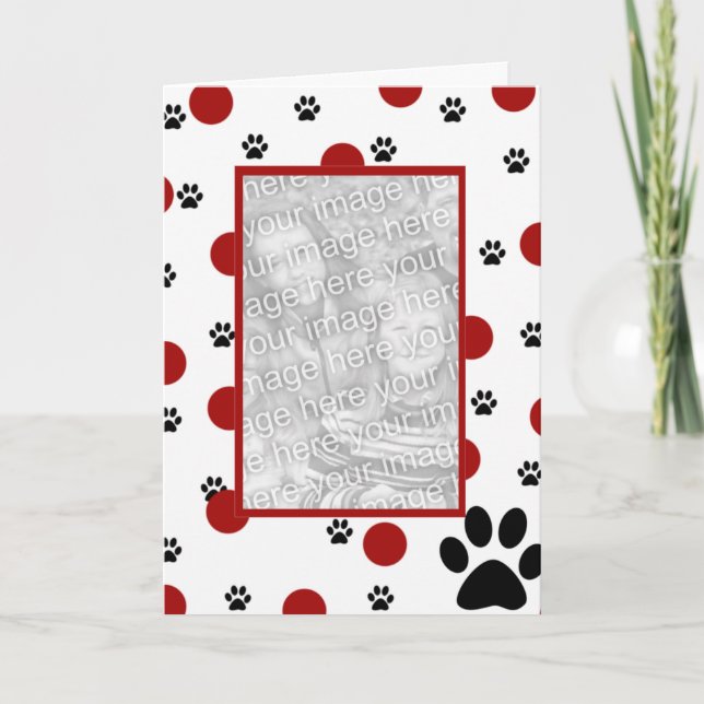 Cartões com fotos do animal de estimação (Frente)