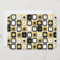 Cartões com fotos Dourados retrorreflectores