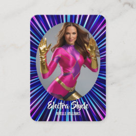 Cartões comerciais de reprodução de fotos com bril