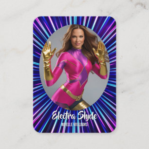 Cartões comerciais de reprodução de fotos com bril