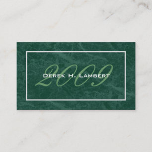 Cartões conhecidos da graduação elegante - classe