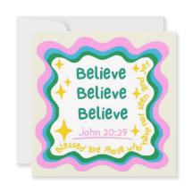 Cartões Cristãos Acredite Encorajamento Feriado