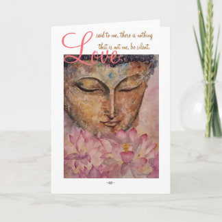 Cartões da arte da aguarela de Buddha das citações