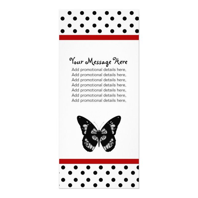 Cartões da borboleta e da cremalheira das bolinhas (Frente)