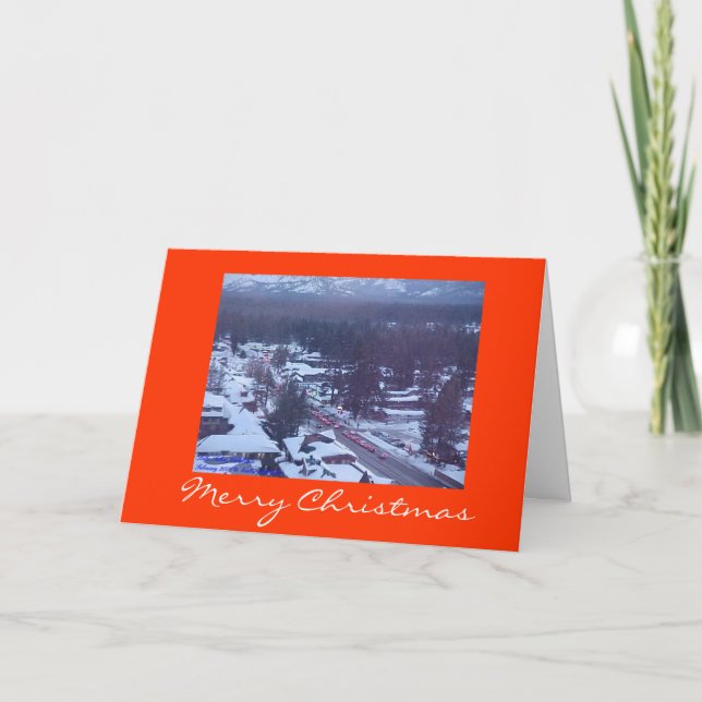 Cartões da coleção do Natal de Lake Tahoe (Frente)