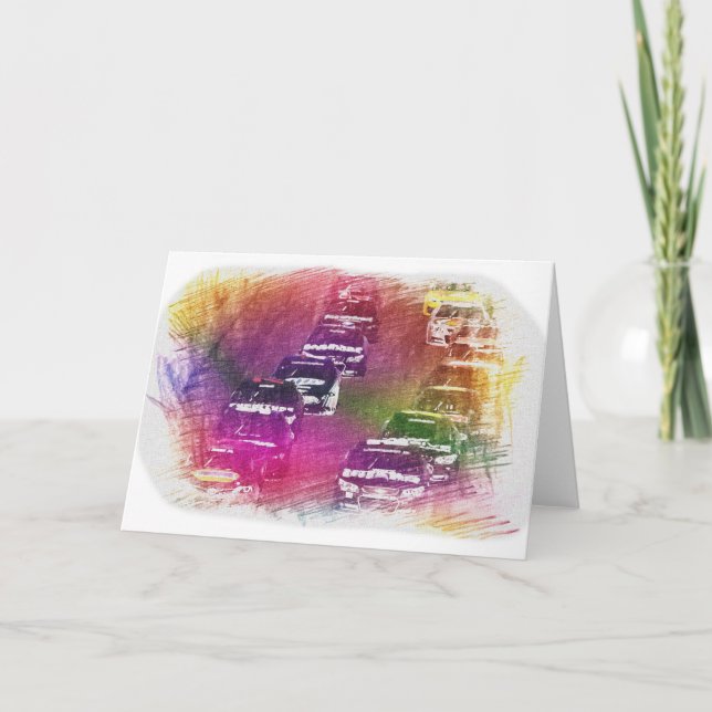 Cartões da competência de stock car (Frente)