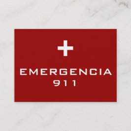 Cartões da emergência