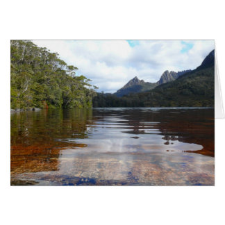 Cartões da paisagem, montanha do berço