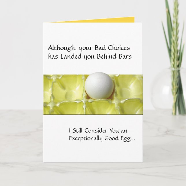 Cartões da prisão - bom ovo (Frente)